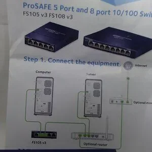 netgear | Networking | Netgear 5port Fast Ethernet 100 Unmanaged Switch ...
